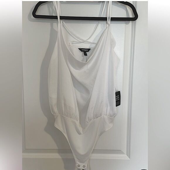 Express Tops - Express white NWT body suit size medium